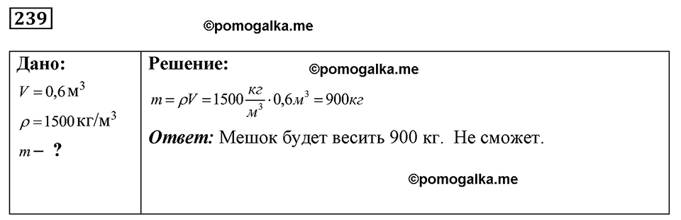 страница 32 номер 239 физика 7-9 класс Пёрышкин сборник задач 2024 год