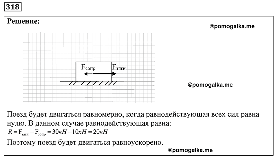 страница 40 номер 318 физика 7-9 класс Пёрышкин сборник задач 2024 год