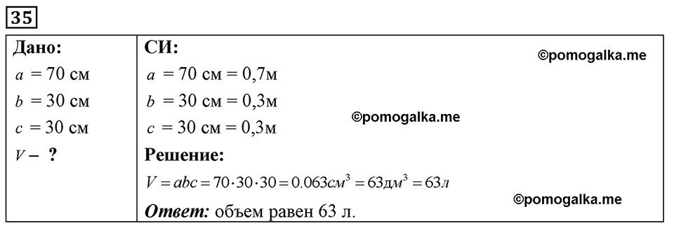 страница 12 номер 35 физика 7-9 класс Пёрышкин сборник задач 2024 год