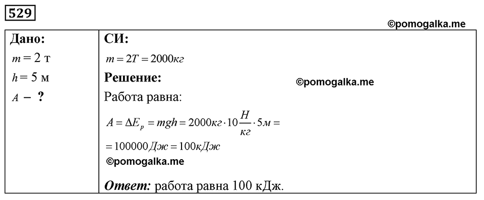 страница 63 номер 529 физика 7-9 класс Пёрышкин сборник задач 2024 год