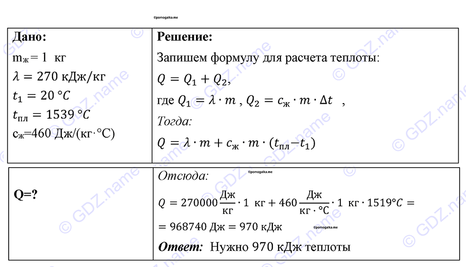 страница 93 номер 859 физика 7-9 класс Пёрышкин сборник задач 2024 год