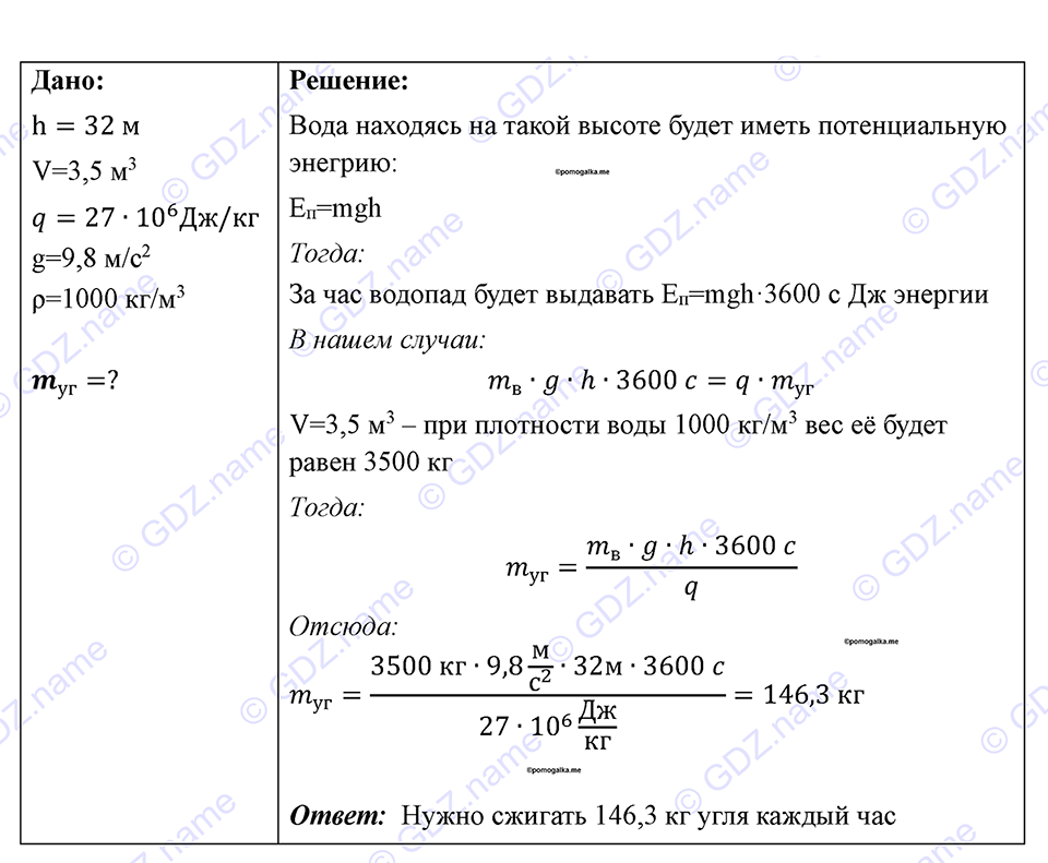 страница 94 номер 865 физика 7-9 класс Пёрышкин сборник задач 2024 год