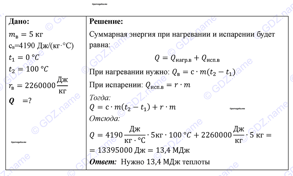 страница 95 номер 881 физика 7-9 класс Пёрышкин сборник задач 2024 год