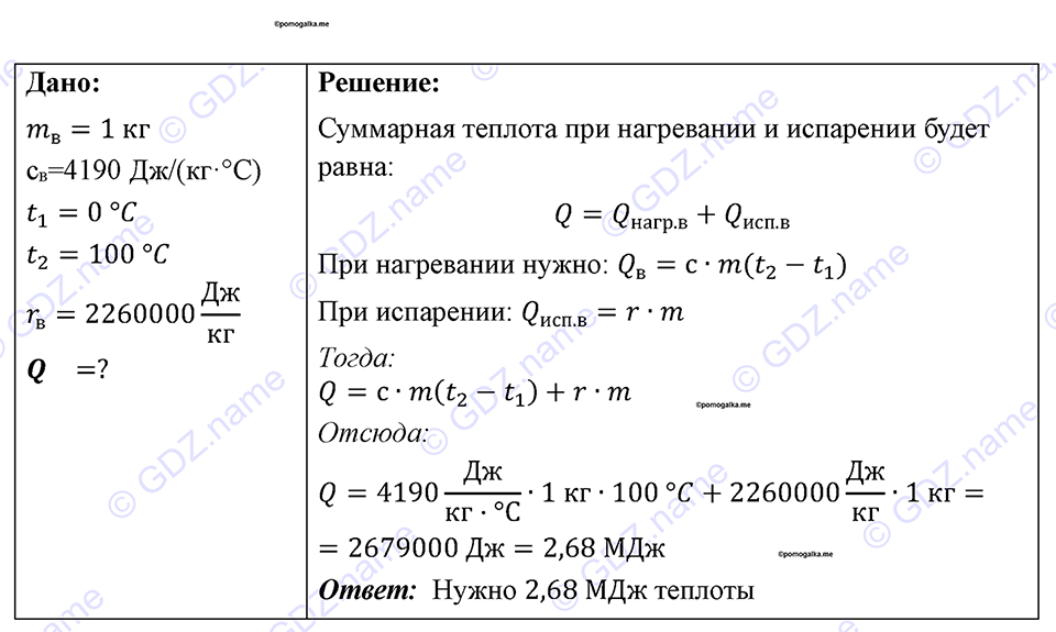 страница 96 номер 885 физика 7-9 класс Пёрышкин сборник задач 2024 год
