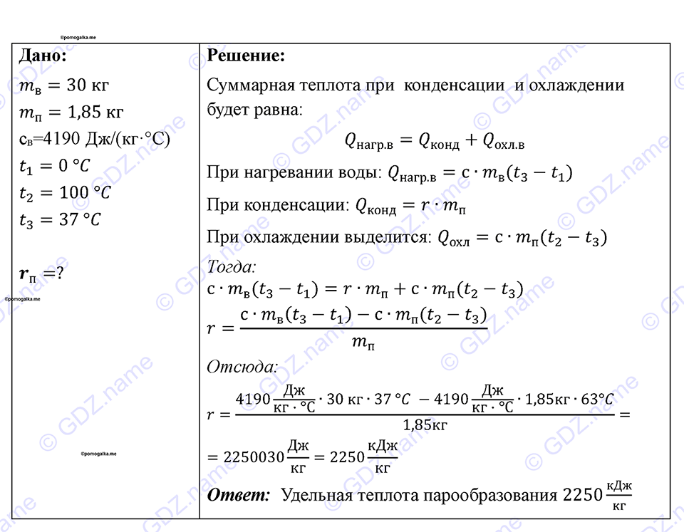 страница 96 номер 888 физика 7-9 класс Пёрышкин сборник задач 2024 год