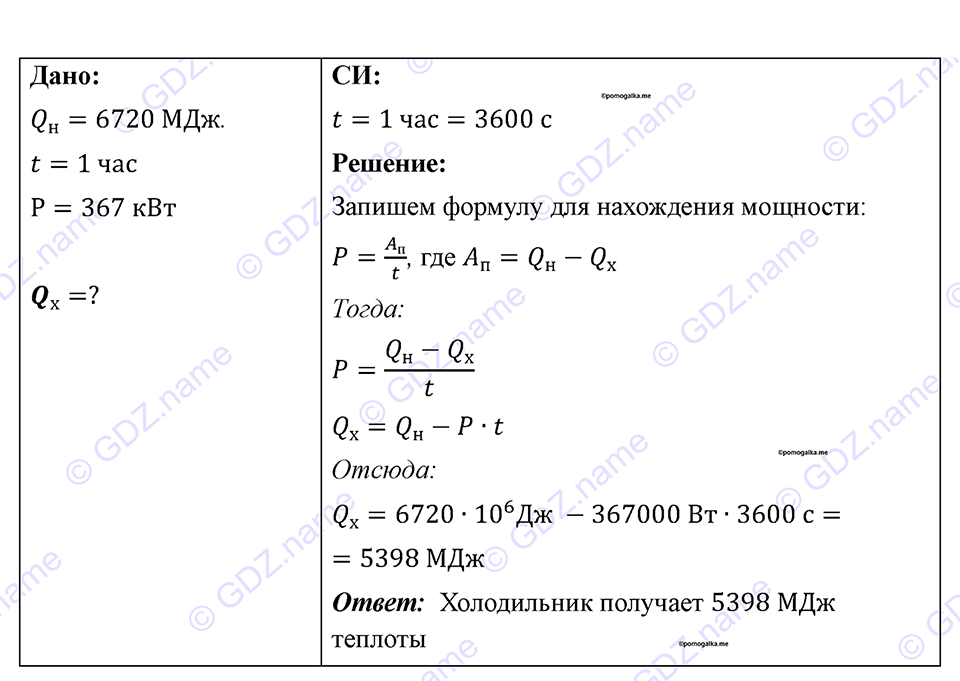 страница 100 номер 927 физика 7-9 класс Пёрышкин сборник задач 2024 год
