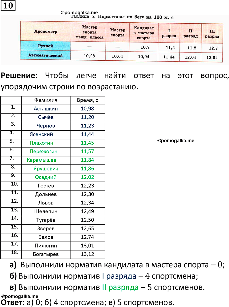 часть 1 страница 10 задача / номер 10 вопросы после параграфа математика 7-9 класс Высоцкий, Ященко 2025 год
