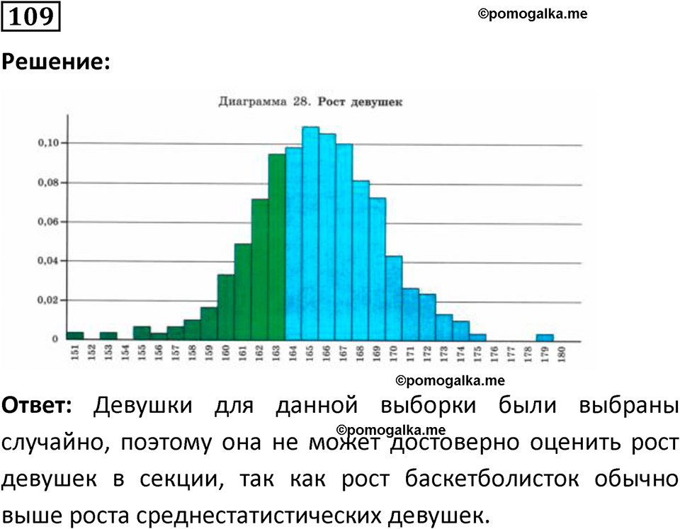 часть 1 страница 75 задача / номер 109 вопросы после параграфа математика 7-9 класс Высоцкий, Ященко 2025 год