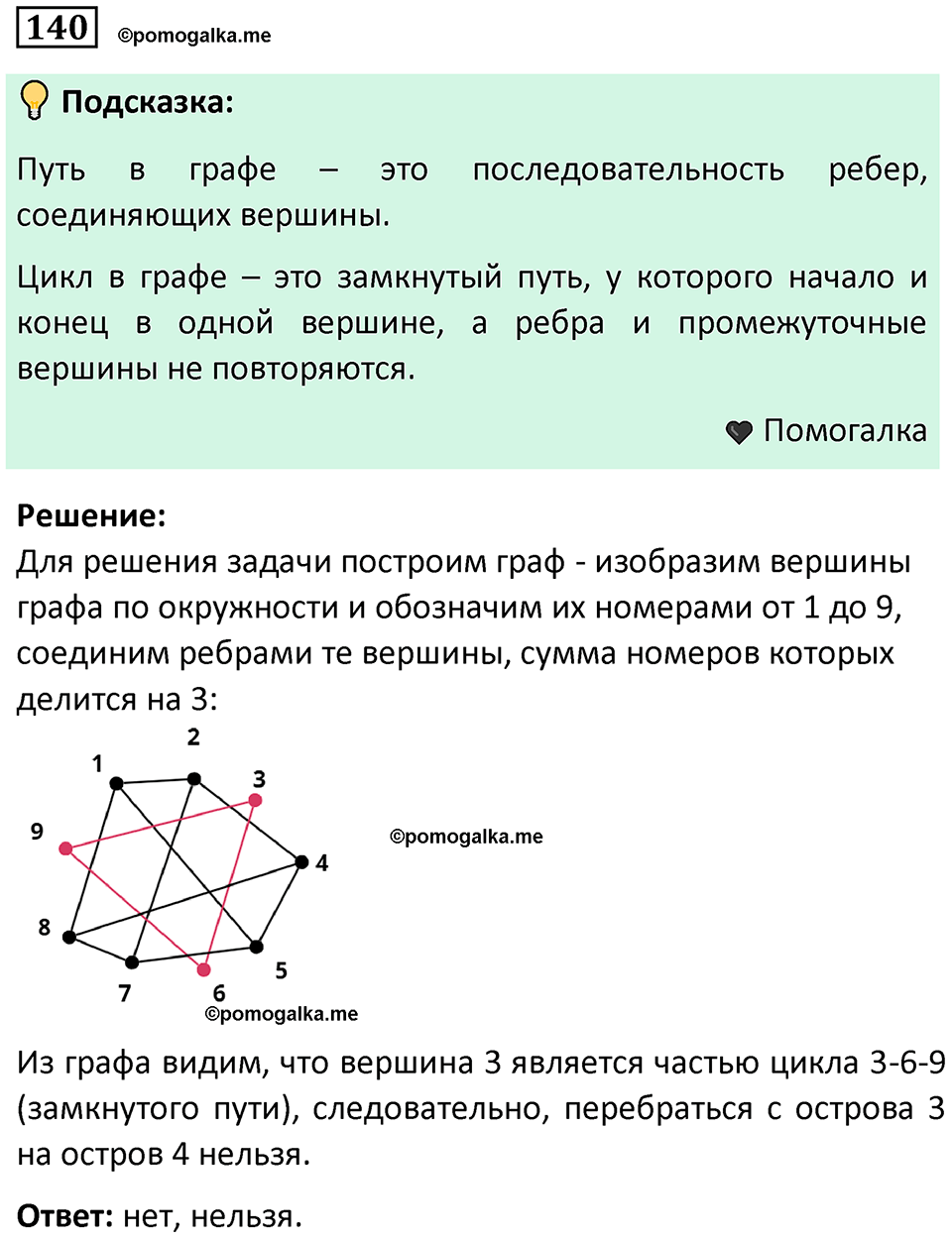 часть 1 страница 88 задача / номер 140 вопросы после параграфа математика 7-9 класс Высоцкий, Ященко 2025 год
