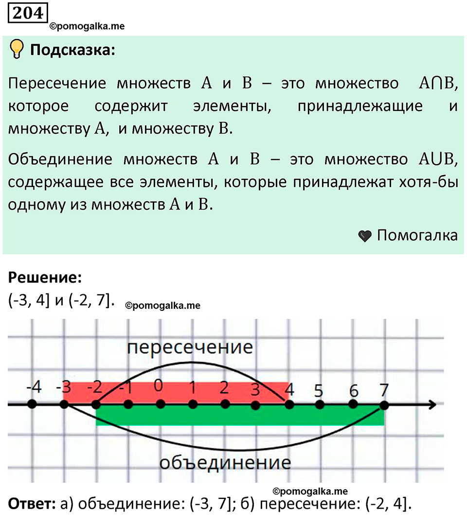 часть 1 страница 128 задача / номер 204 вопросы после параграфа математика 7-9 класс Высоцкий, Ященко 2025 год