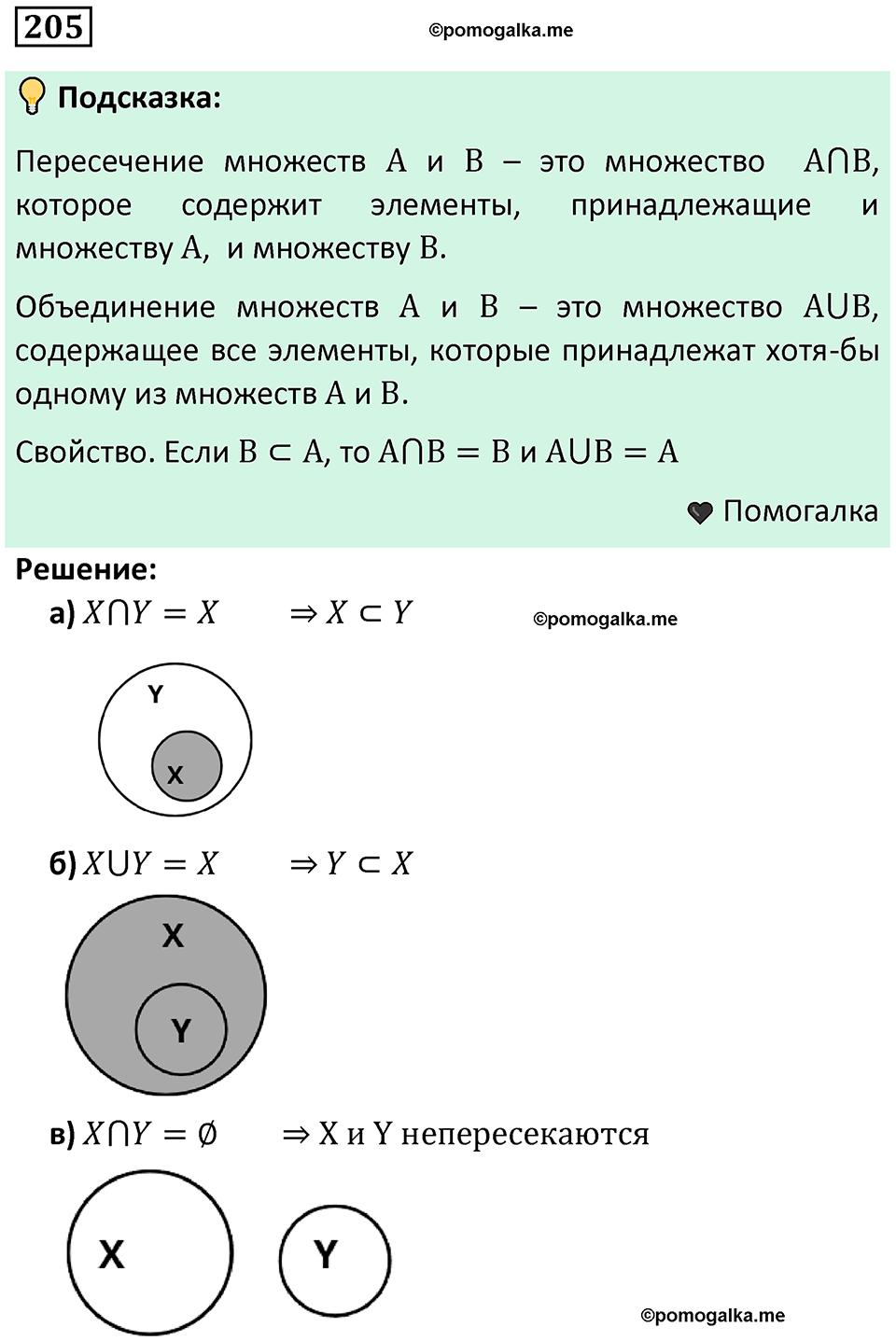 часть 1 страница 128 задача / номер 205 вопросы после параграфа математика 7-9 класс Высоцкий, Ященко 2025 год