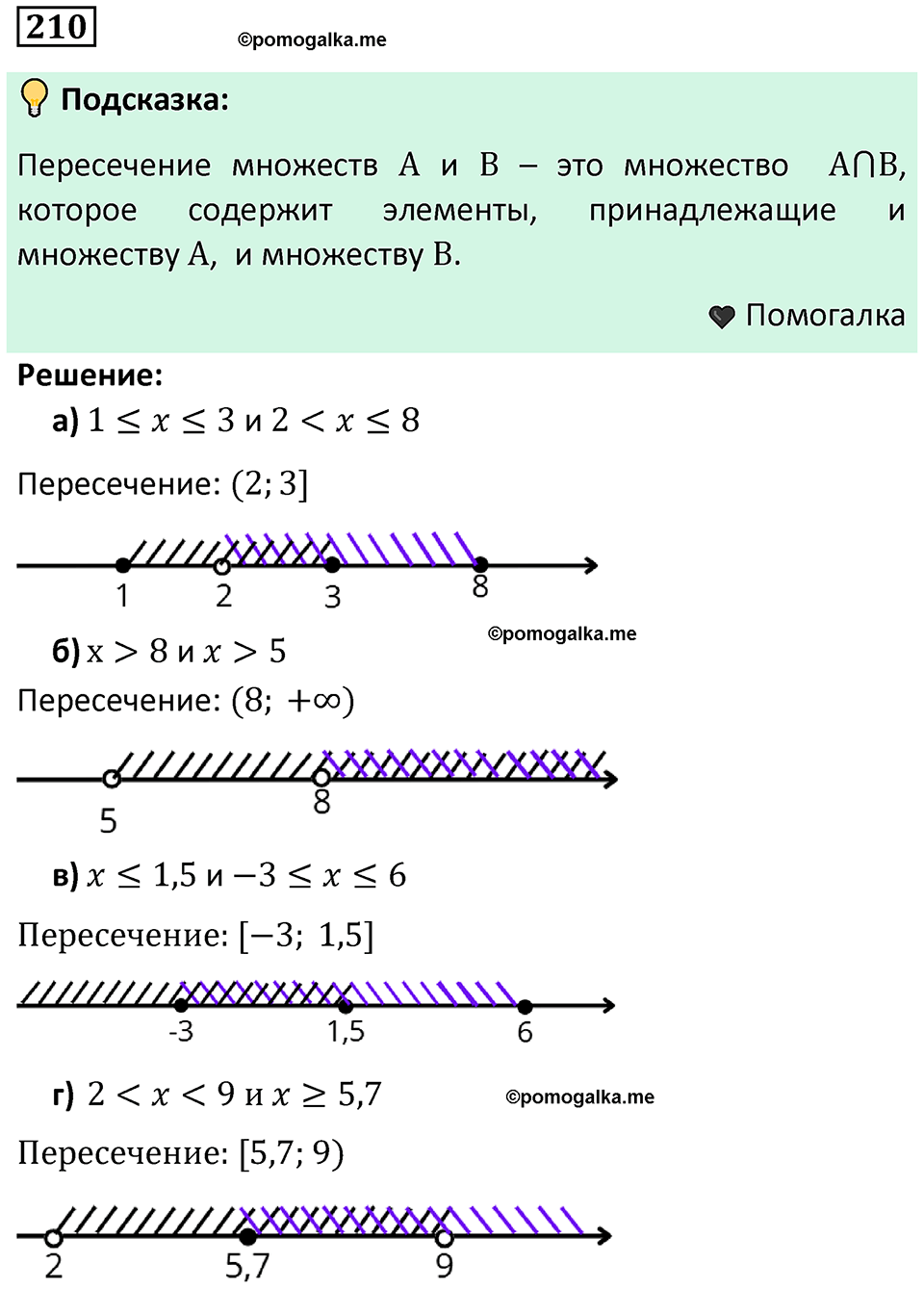 часть 1 страница 129 задача / номер 210 вопросы после параграфа математика 7-9 класс Высоцкий, Ященко 2025 год