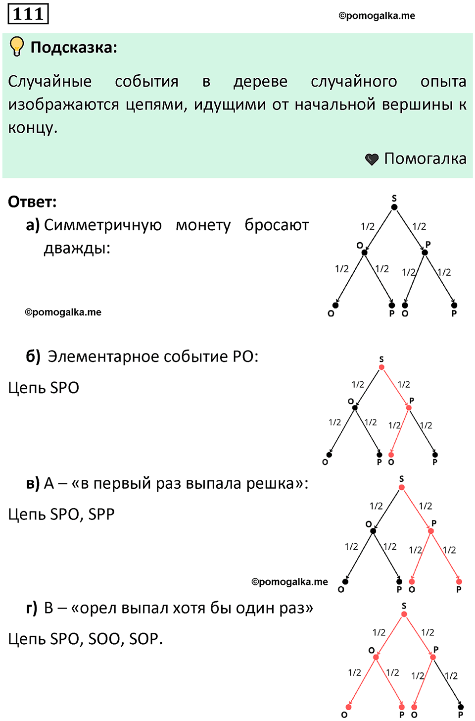 часть 2 страница 42 задача / номер 111 вопросы после параграфа математика 7-9 класс Высоцкий, Ященко 2025 год