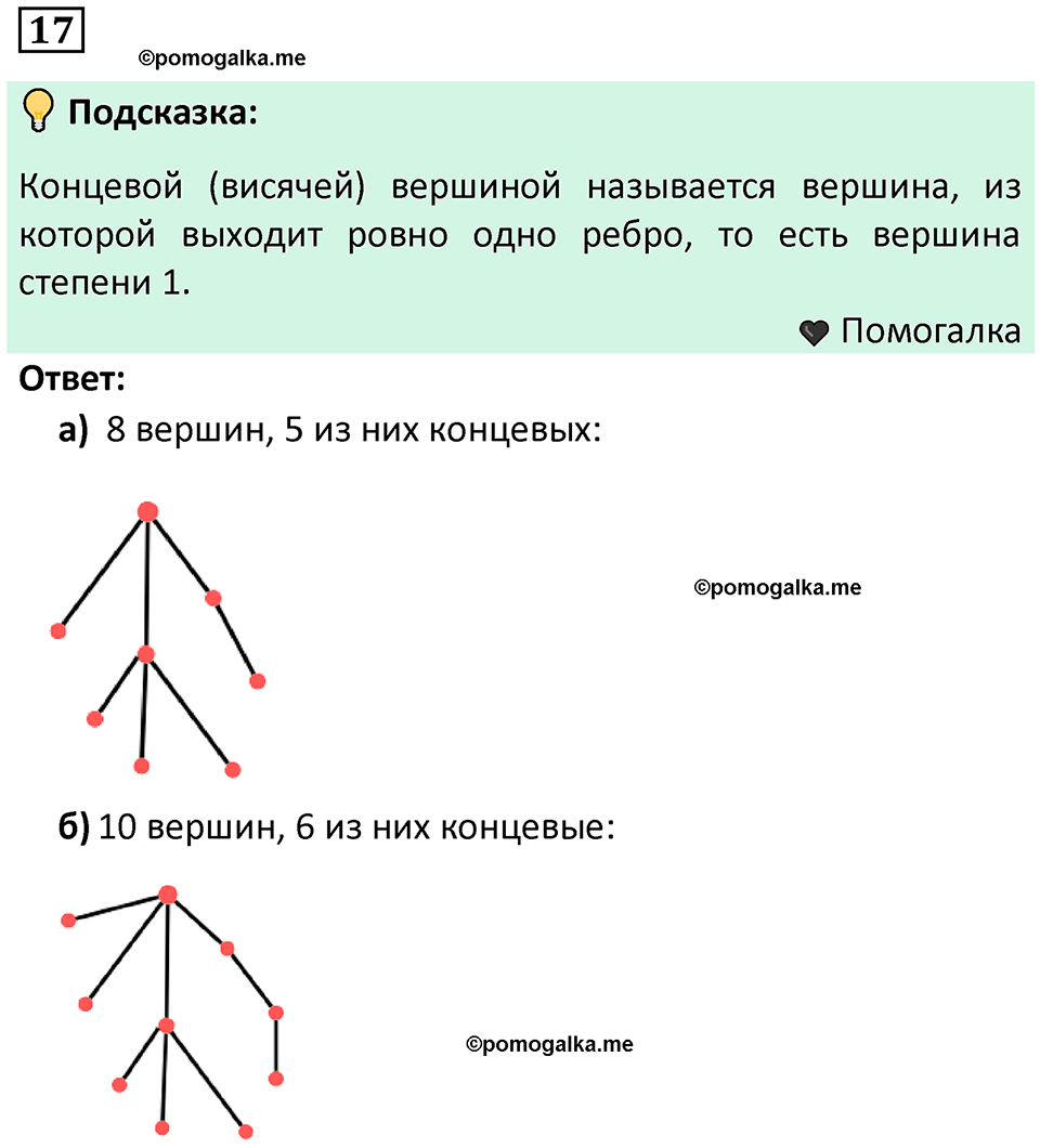 часть 2 страница 9 задача / номер 17 вопросы после параграфа математика 7-9 класс Высоцкий, Ященко 2025 год