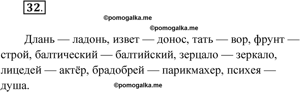 страница 21 упражнение 32 русский язык 7 класс Александрова 2022