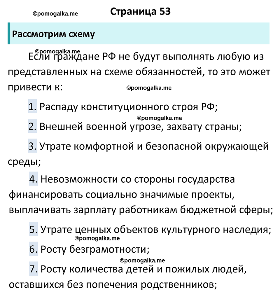 страница 53 учебник по обществознанию 7 класс Боголюбова 2023 год