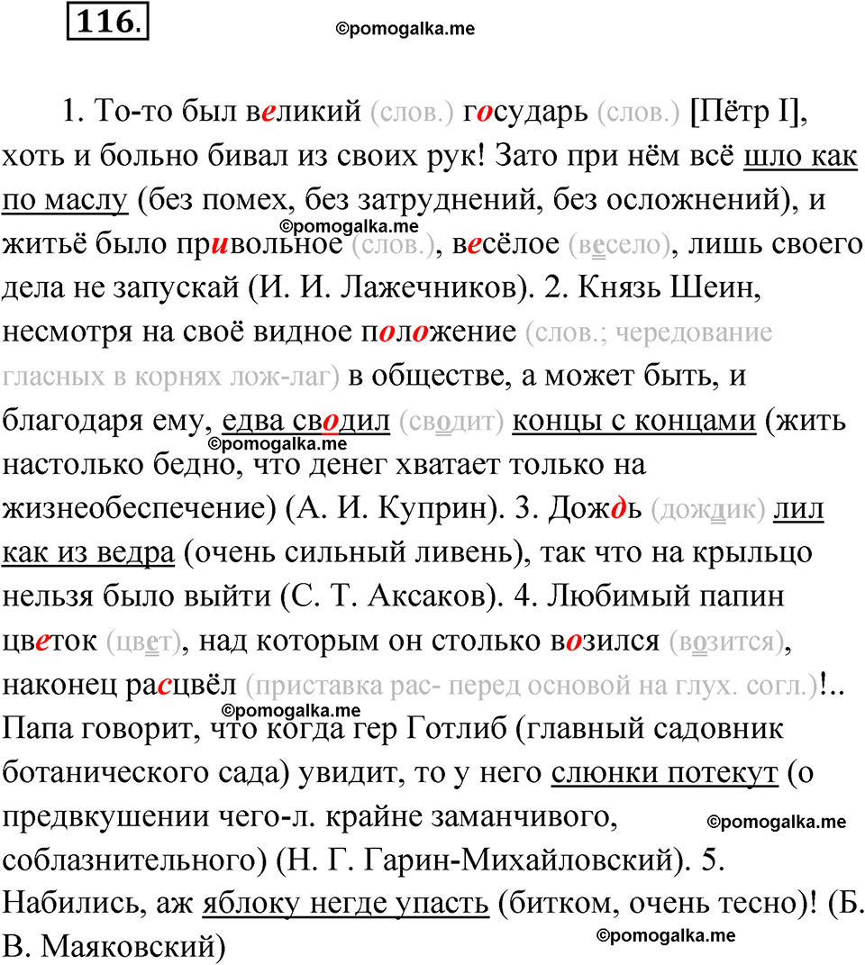 страница 77 упражнение 116 русский язык 7 класс Чердаков, Вербицкая Сферы 2023 год