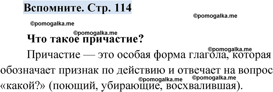 страница 114 вспомните русский язык 7 класс Чердаков, Вербицкая Сферы 2023 год