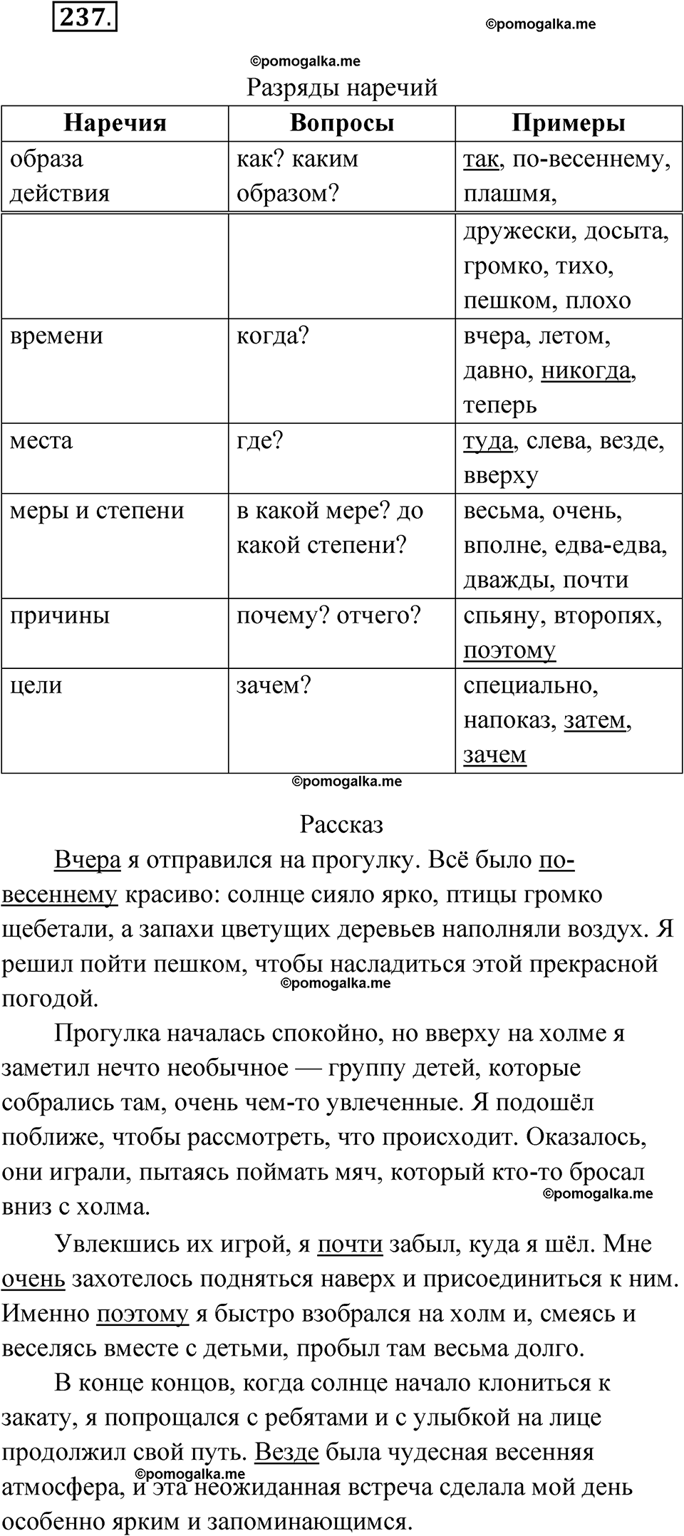страница 133 упражнение 237 русский язык 7 класс Чердаков, Вербицкая Сферы 2023 год