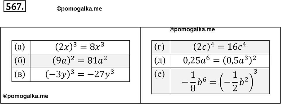 страница 171 номер 567 алгебра 7 класс Дорофеев 2022 год