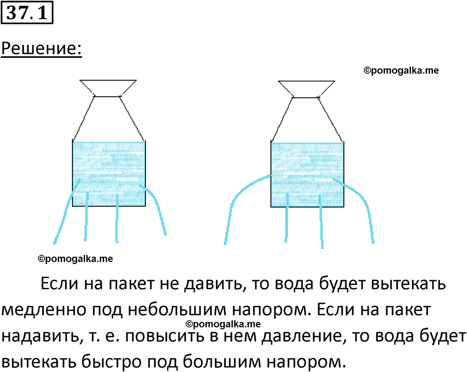 номер 37.1 физика 7 класс Ханнанова рабочая тетрадь 2025 год