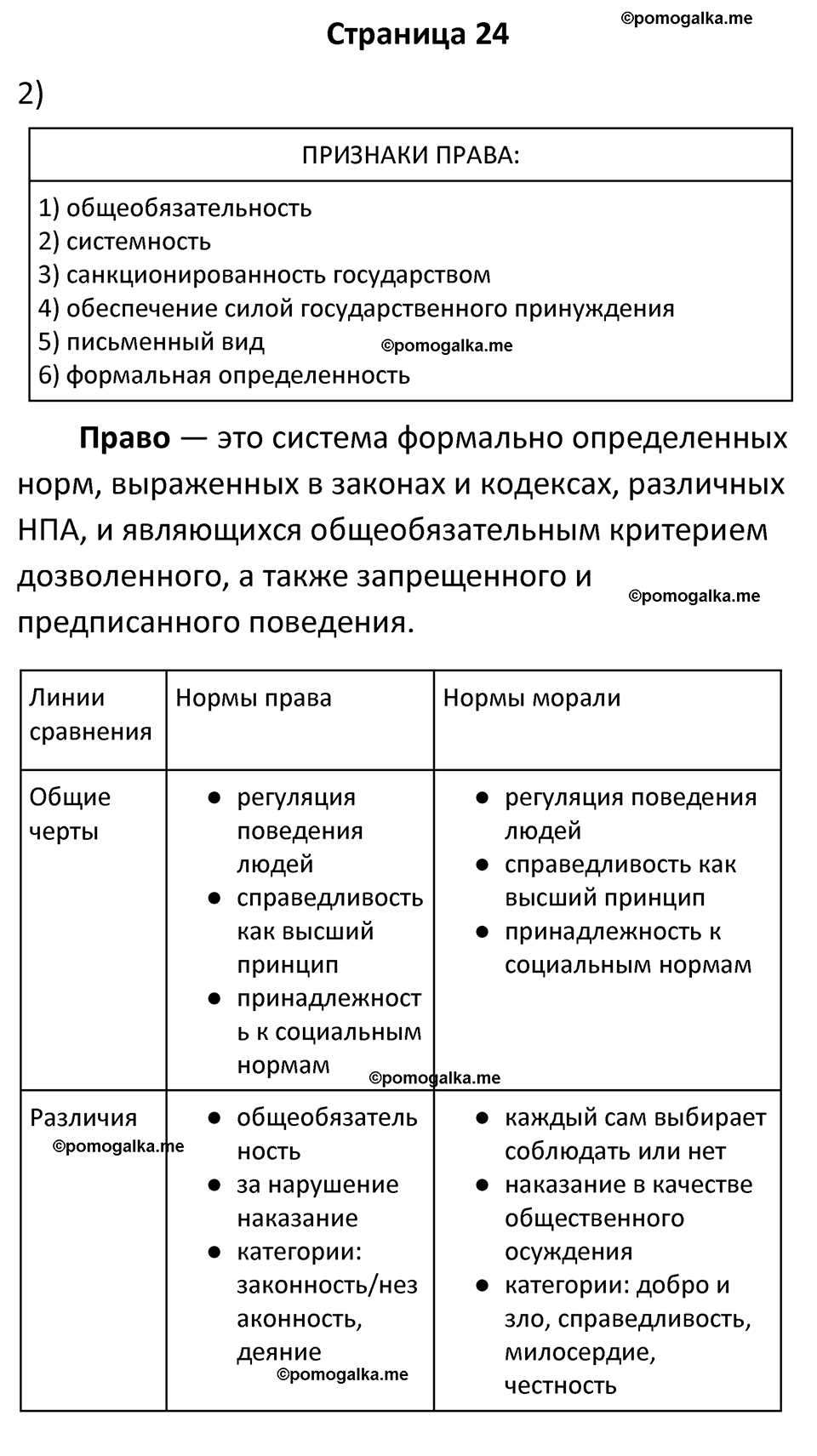 страница 24 рабочая тетрадь по обществознанию 7 класс Лобанова 2023 год