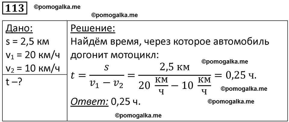 страница 18 номер 113 физика 7 класс Марон сборник задач и упражнений 2025 год