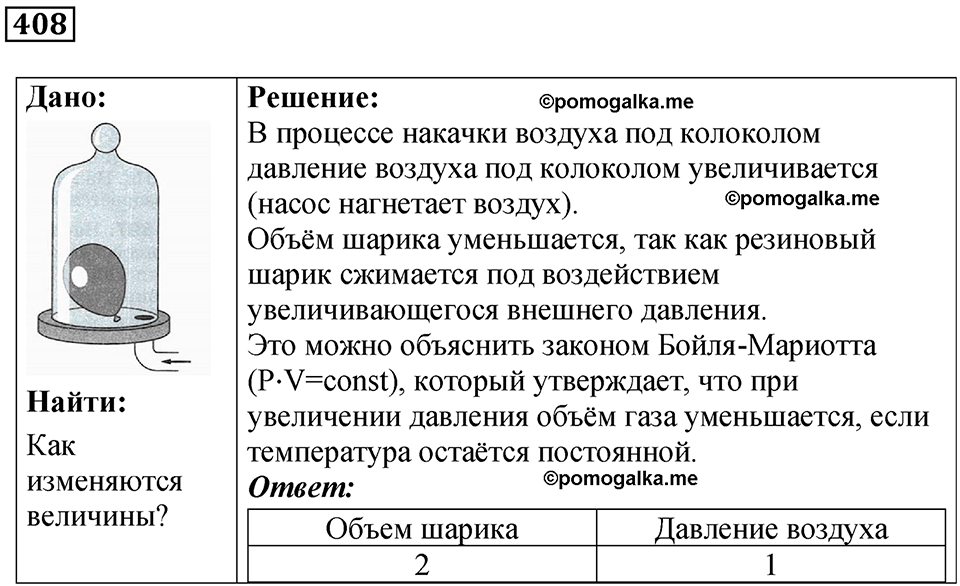 страница 56 номер 408 физика 7 класс Марон сборник задач и упражнений 2025 год