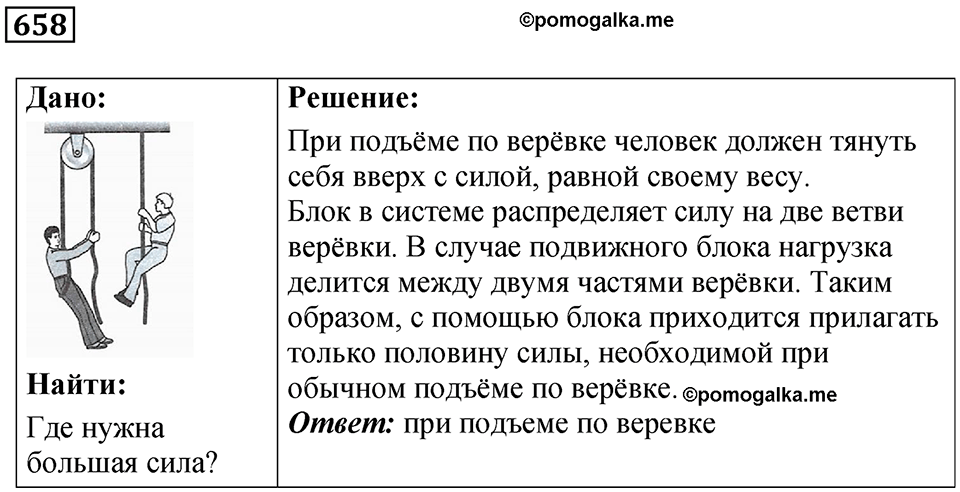 страница 90 номер 658 физика 7 класс Марон сборник задач и упражнений 2025 год