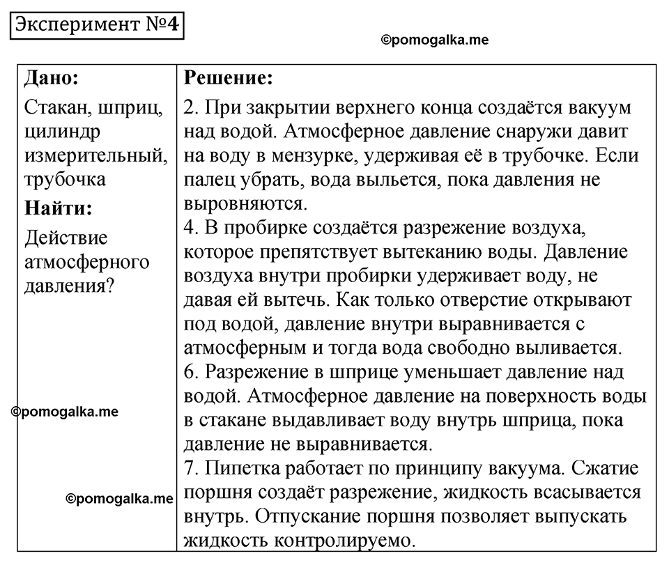 эксперимент 4 физика 7 класс Минькова тетрадь для лабораторных работ 2026 год