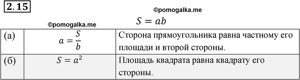 страница 13 номер 2.15 алгебра 7 класс Мордкович 2021 год