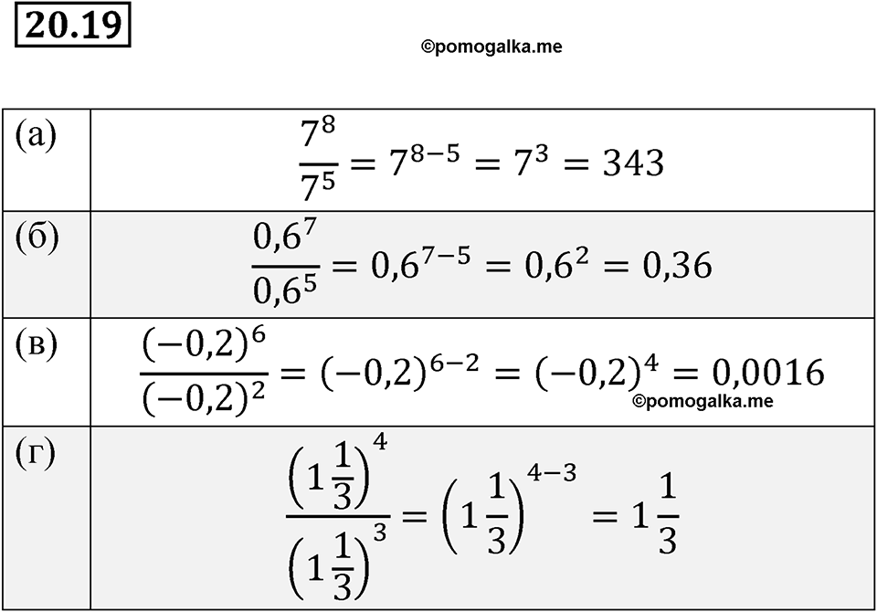 страница 100 номер 20.19 алгебра 7 класс Мордкович 2021 год