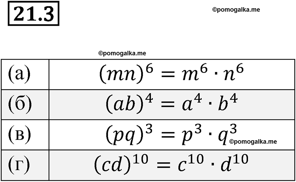 страница 103 номер 21.3 алгебра 7 класс Мордкович 2021 год