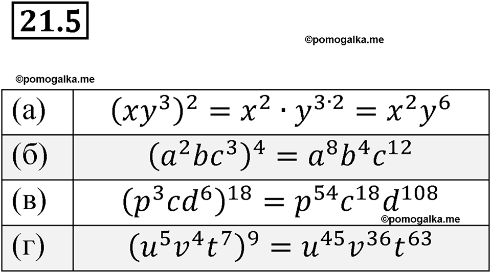 страница 103 номер 21.5 алгебра 7 класс Мордкович 2021 год