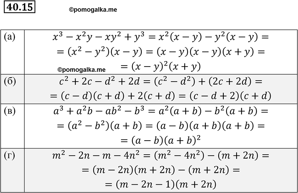страница 175 номер 40.15 алгебра 7 класс Мордкович 2021 год