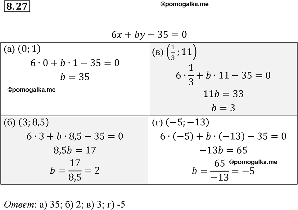 страница 45 номер 8.27 алгебра 7 класс Мордкович 2021 год