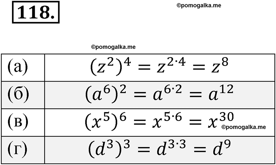страница 232 номер 118 алгебра 7 класс Мордкович 2021 год