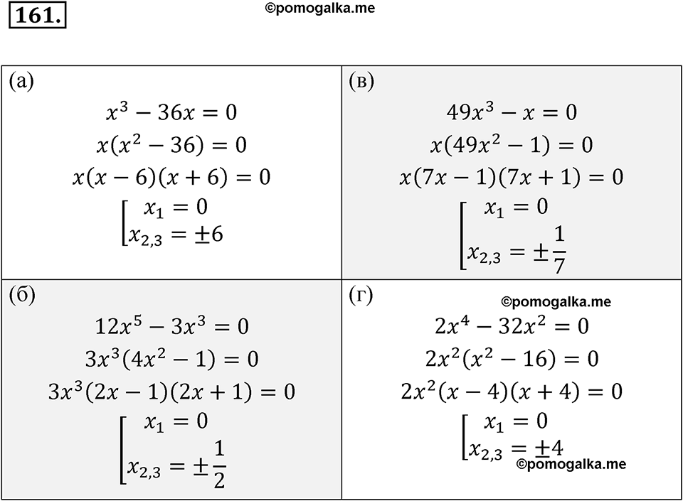 страница 236 номер 161 алгебра 7 класс Мордкович 2021 год