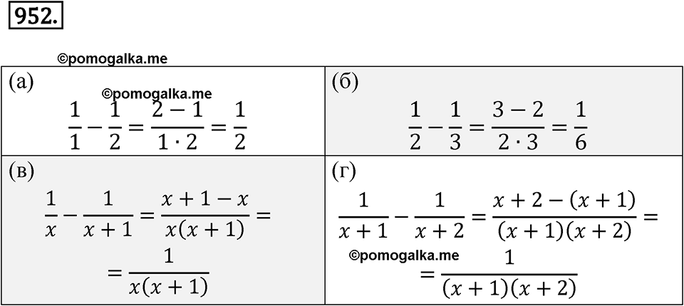 страница 247 номер 952 алгебра 7 класс Никольский учебник 2022 год