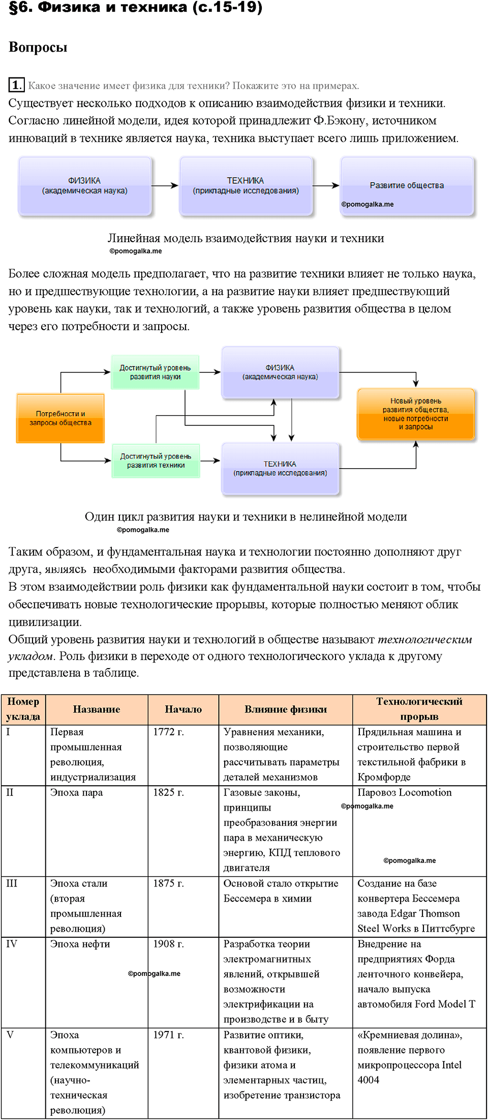 страница 19 параграф 6 вопрос 1, физика 7 класс Перышкин учебник 2019 год