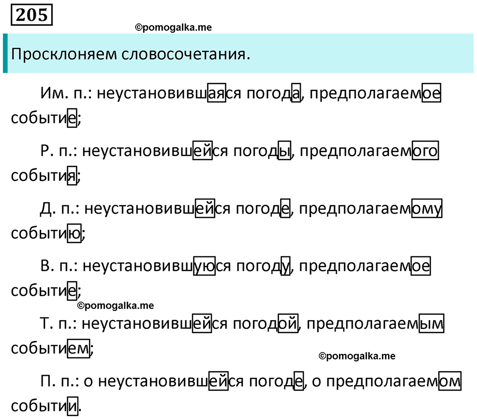 упражнение 205 русский язык 7 класс Пименова, Еремеева, Купалова, Лидман-Орлова 2025 год