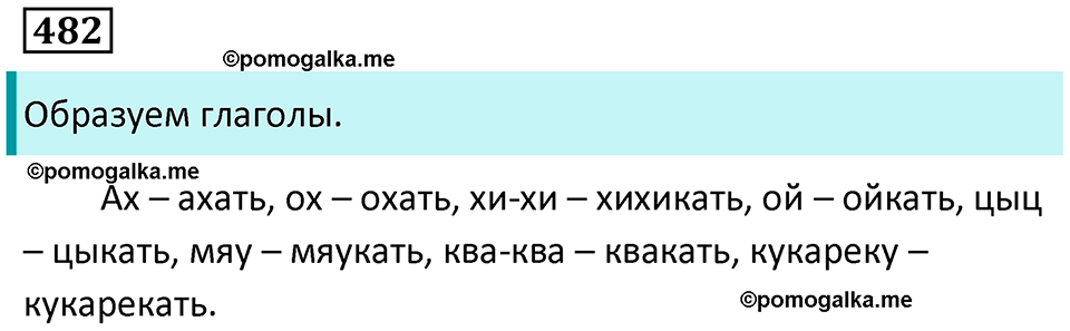 упражнение 482 русский язык 7 класс Пименова, Еремеева, Купалова, Лидман-Орлова 2025 год