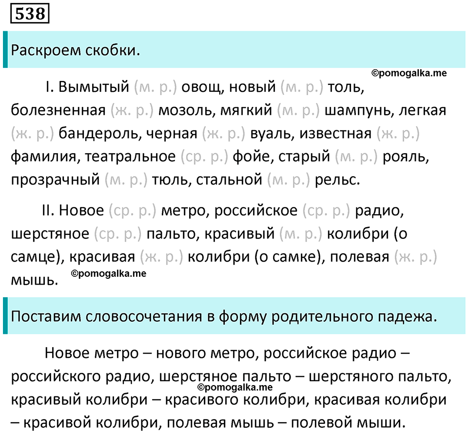 страница 204 упражнение 538 русский язык 7 класс Пименова, Еремеева, Купалова, Лидман-Орлова 2025 год