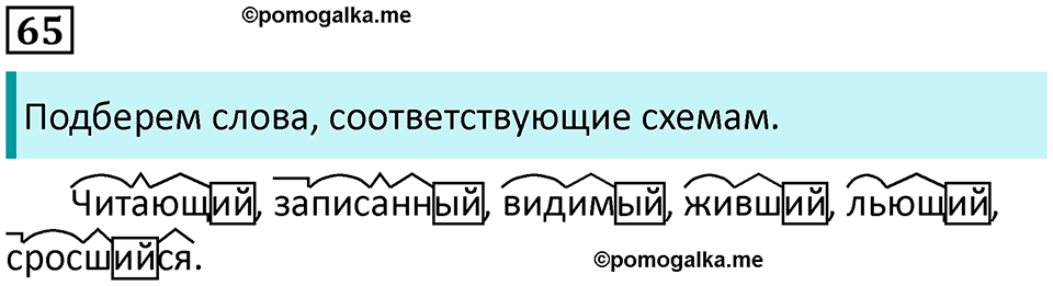 упражнение 65 русский язык 7 класс Пименова, Еремеева, Купалова, Лидман-Орлова 2025 год