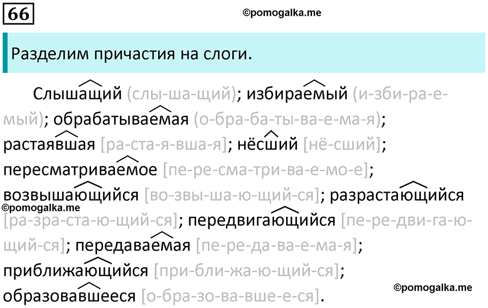 упражнение 66 русский язык 7 класс Пименова, Еремеева, Купалова, Лидман-Орлова 2025 год