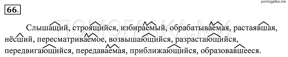 страница 28 упражнение 66 русский язык 7 класс Пименова, Еремеева, Купалова 2012 год