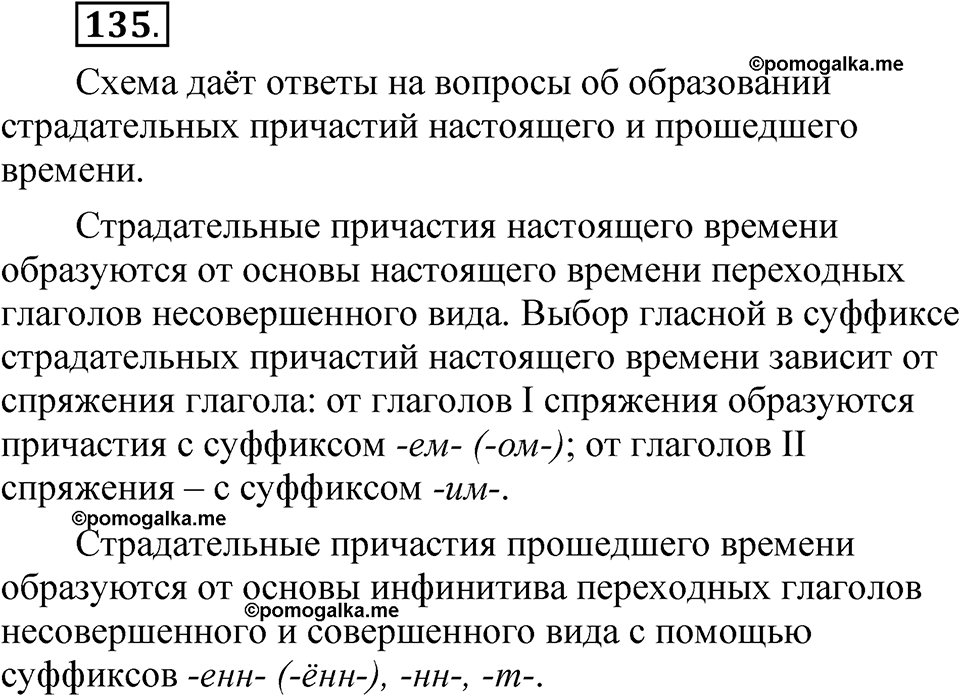 упражнение 135 русский язык 7 класс Рыбченкова 2023 год