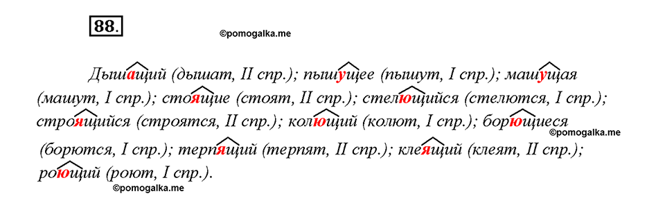 страница 47 упражнение 88 русский язык 7 класс Рыбченкова 2015 год