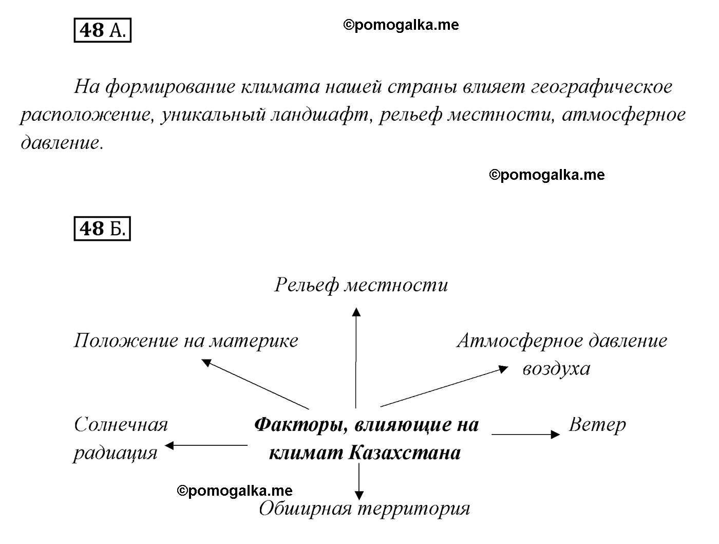 упражнение №48 русский язык 7 класс Сабитова, Скляренко