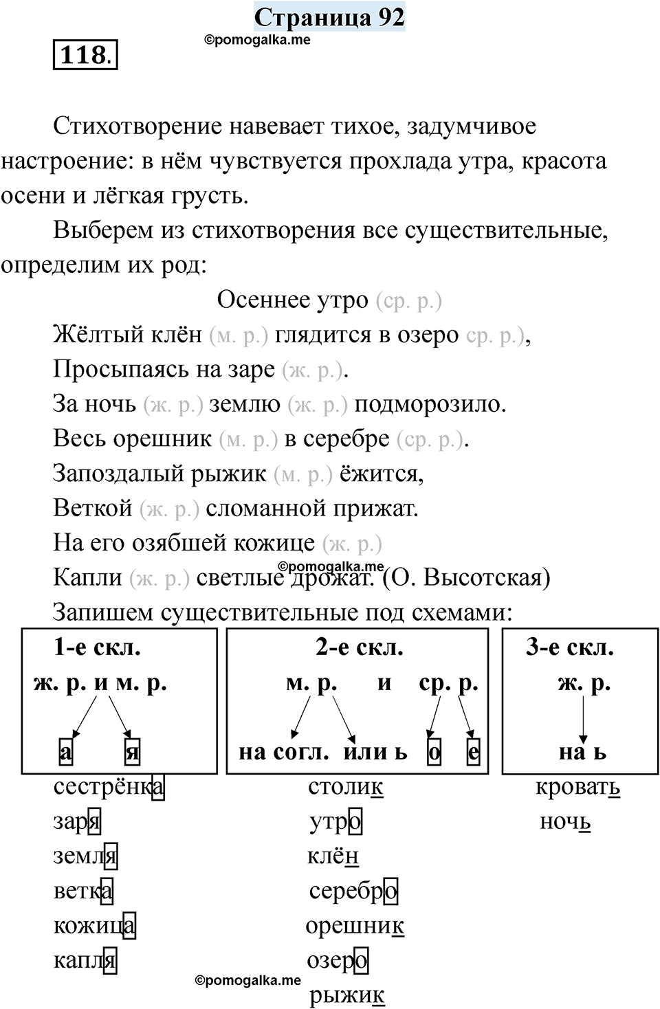 страница 92 русский язык 7 класс Якубовская, Галунчикова 2025 год
